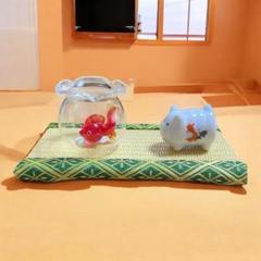 新商品】ナチュラルキッチン　夏のインテリア　金魚と蚊取りぶたのセット