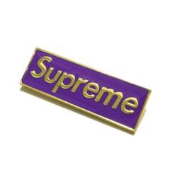 希少　当時　supreme シュプリーム　ピンバッジ　ボックスロゴ Supreme - シュプリーム supreme ピンバッジ バラ売りの通販 by