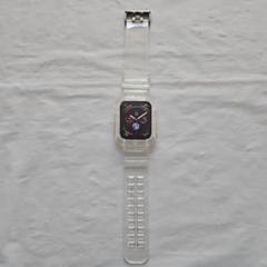 AppleWatch アップルウォッチ バンド 透明 クリア 42 44