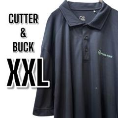 【755】CUTTER&BUCK XXL 大きめUSA古着 ポロシャツ 半袖