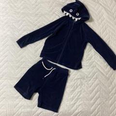 next キッズ　サメ　パイル地　セットアップ5〜6yrs