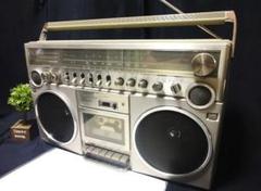 ♪昭和銘機 整備ラジカセ National Disco MAC　RX-5500 Amazon.co.jp: National ナショナル RX-5500 シルバー ディスコ