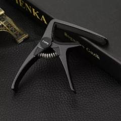 黒 AROMA AC-20 高品質 合金製ギターカポタスト