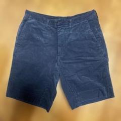 Adam et Rope ネイビー コーデュロイショートパンツ　Mサイズ