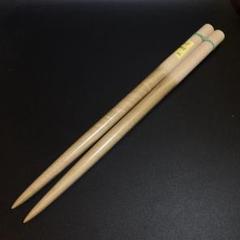 30 【旋盤使用】ロール処理型マイバチ 黒朴 縮杢入り 高密度材