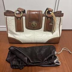 【超美品】お値下げ中　Coach レザー ボストンバッグ ブラウン　保管袋あり