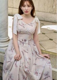【美品】Her lip to ひまわりワンピース Sサイズ herlipto Sunflower-printed Midi Dress ワンピース ヒマワリ