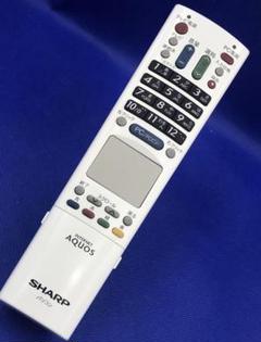 SHARP aquos テレビリモコン