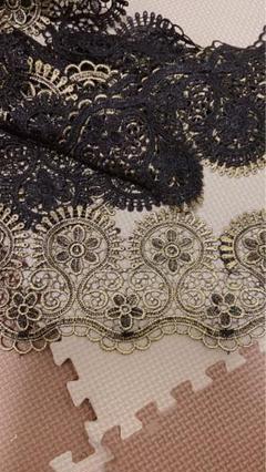 モチーフ レース 刺繍 ゴールド 金 ②
