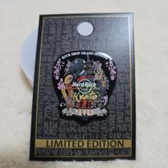 【未使用】ハードロックカフェ　バッチ KYOTO GRAND OPENING 京都店限定 : Rock Shop Opening Pin Black | Hard Rock Cafe