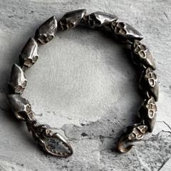 ヴィンテージ VINTAGE シルバー ヴェノム リンク チェーン ブレスレット