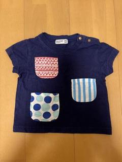 【RAG MART】80サイズ 半袖Tシャツ マルチポケット ネイビー