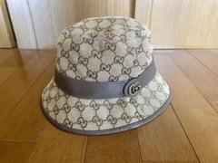 美品GUCCI GGパターン バケットハット グレー GUCCI GGパターン バケットハット