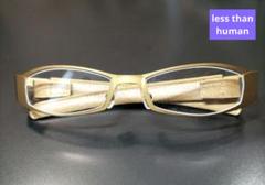 美品 less than human レスザンヒューマン レザーカバー スクエア