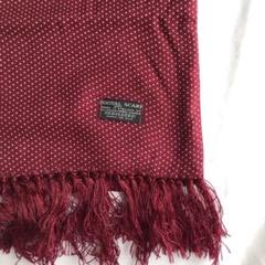 希少 50s vintage TOOTAL スカーフ ボルドー ドット柄 G
