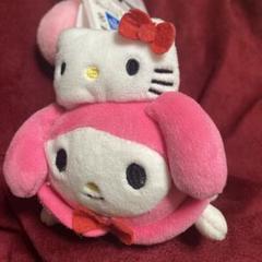 【新品・未使用品】ハローキティ 50周年 マイメロディ ぬいぐるみチャーム