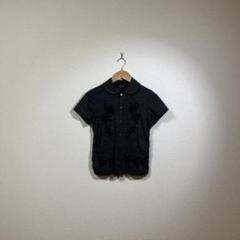 tricot COMME des GARCONS　花刺繍トップス　半袖 2025年最新】Yahoo!オークション -tricot comme des garcons 花