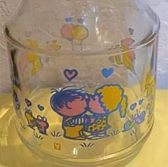昭和 当レトロポップキャニスター キャンディポットプリント 瓶 ファンシー雑貨