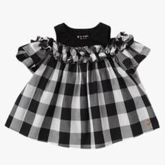 【新品　未使用】110 kate spade オフショルダ　スパッツ　上下セット