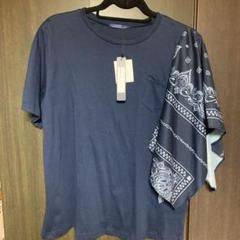 ❤️お値下げ❤️ポリーヌブロー☆スカーフＴシャツ　変形Ｔシャツ　新品のサムネイル