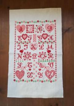 Laura 様専用サンプラー 額入り クロスステッチ 刺繍