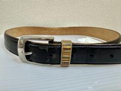 Paul Smith 黒 レザー ベルト S