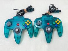 Nintendo 64 コントローラー クリアブルー