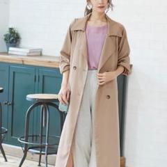 titivate ボリュームスリーブゆるトレンチコート