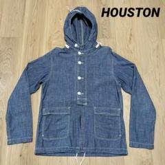 珍しい HOUSTON ジップシャツジャケット フード付き チンチェン ジャケット・アウター