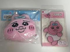 おぱんちゅうさぎ 韓国限定 ぬいぐるみポーチ スマホグリップ セット
