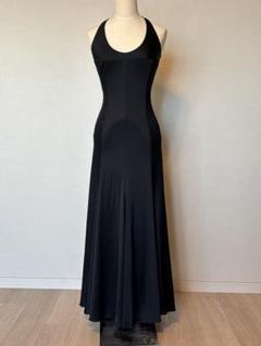 【フラメンコ衣装】ブラック prima boutique ワンピース ドレス 黒 オーダーフラメンコ衣装 ブラック 黒 シンプル 長袖 フラメンコ