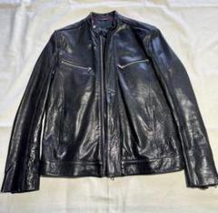 ARTISANアルチザン 黒 レザー テーラードジャケット 中古・古着通販】ARTISAN (アルチザン) レザージャケット
