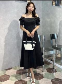 HerliptoTroncais Puff Sleeve Dress ブラックのサムネイル