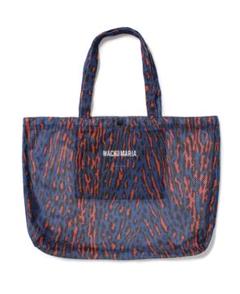 WACKOMARIA SPEAK EASY LEOPARD TOTE BLUE