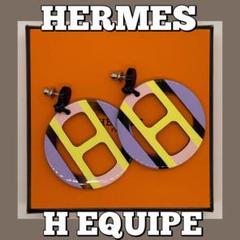 エルメス HERMES セリエ エキップ ピアス イヤリング バッファロー 両耳