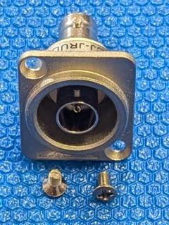中古美品CANARE BNC変換プラグblue