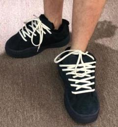 ERL イーアールエル Vamps Skate スニーカー ブラック 25センチ ERL (イーアールエル) - SUEDE VAMPS SKATE SNEAKER ELECTRIC