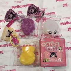 Mellojoy スクイーズ ピンク3点セット mellojoy スクイーズ ちびっこ ライチ グレープ パイン 3個