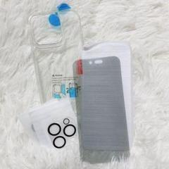 5点セット✨iPhone 15 Pro 専用 クリアケース ガラスフィルム
