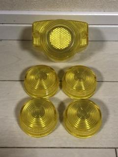 スーパーカブ シャリィ ウインカーレンズ 黄色 角目カブ 角目