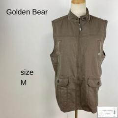 美品 Golden Bear ゴールデンベア ベスト ジレ 羽織り M ゆったり