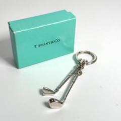 TIFFANY&Co. ティファニー ゴルフモチーフ キーリング キーホルダー TIFFANY＆Co ティファニー SV925 ゴルフモチーフ キーホルダー