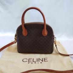 美品 CELINE マカダム柄 2way ハンドバッグ