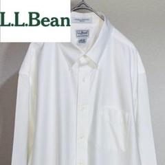 L.L.Bean エルエルビーン 白 ホワイト 長袖ボタンダウンシャツ コットンのサムネイル