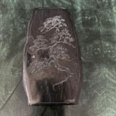 雄勝　松の木彫刻　硯 雄勝 硯 松の木彫刻 約20cm - メルカリ