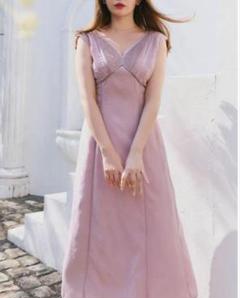 herlipto、Lace Trimmed Jacquard Dress Lace Trimmed Jacquard Dress（ワンピース）｜Her lip to（ハー