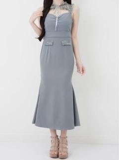 ルミニョン Lumignon ロングワンピース アームカバー 千鳥 Lumignon original ♥ baby pink × black houndstooth arm long