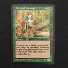 MTG ポータルセカンドエイジ　英語版　緑属性　ノーウッドの女司祭 MTG ポータルセカンドエイジ 英語版 緑属性 ノーウッドの女司祭