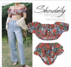 【todayful】Patchwork Swimwear 水着 3点 TODAYFUL（トゥデイフル）の「パッチワークスイムウェア（水着
