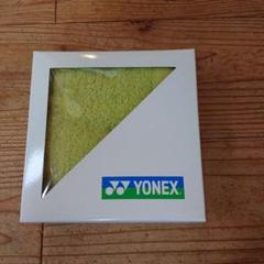 YONEXフェイスタオル ライムグリーン